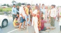 agression on punch of manka, jaam highway, ambala-jagdhari road, ambala