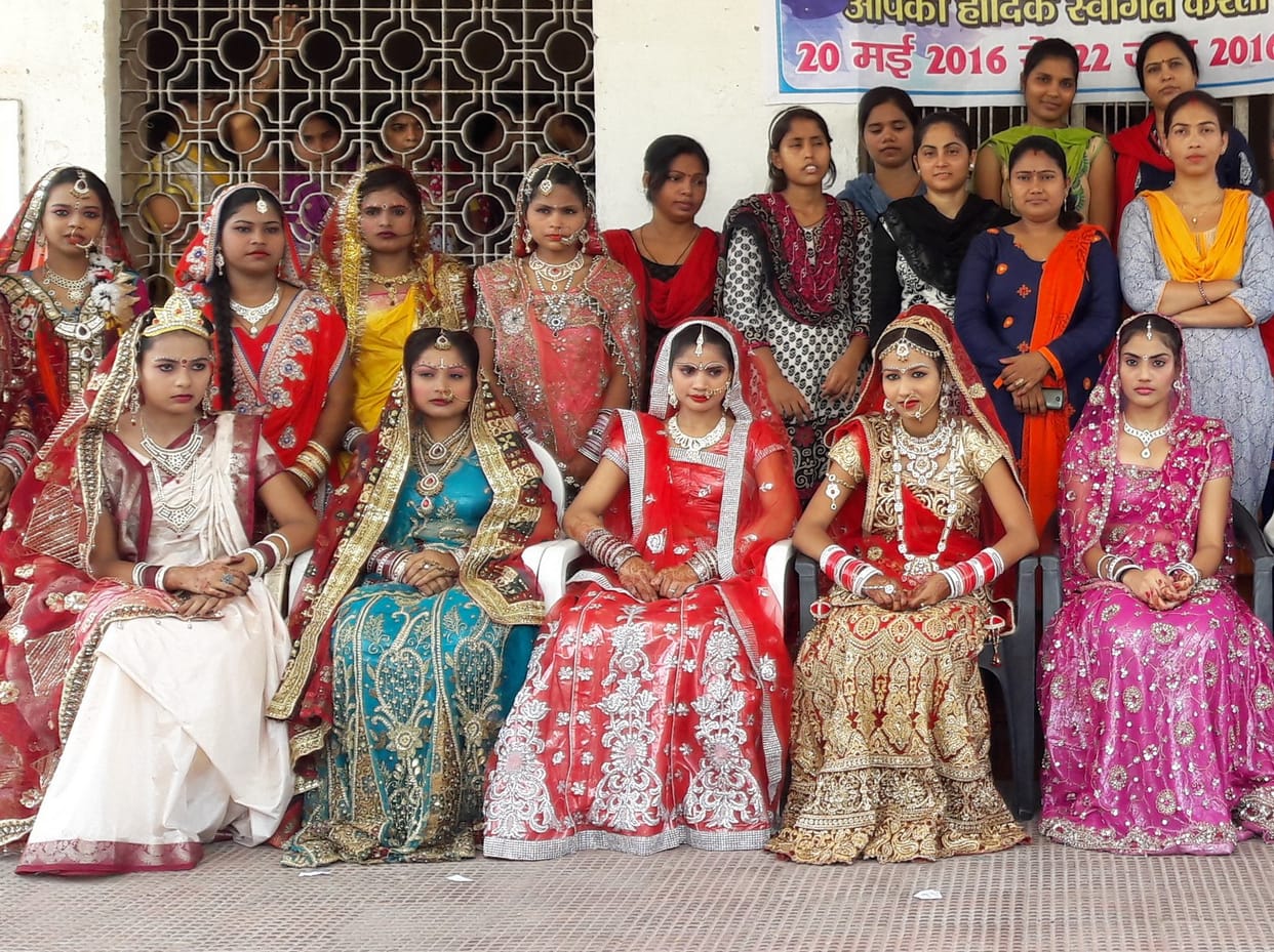Young women as brides 