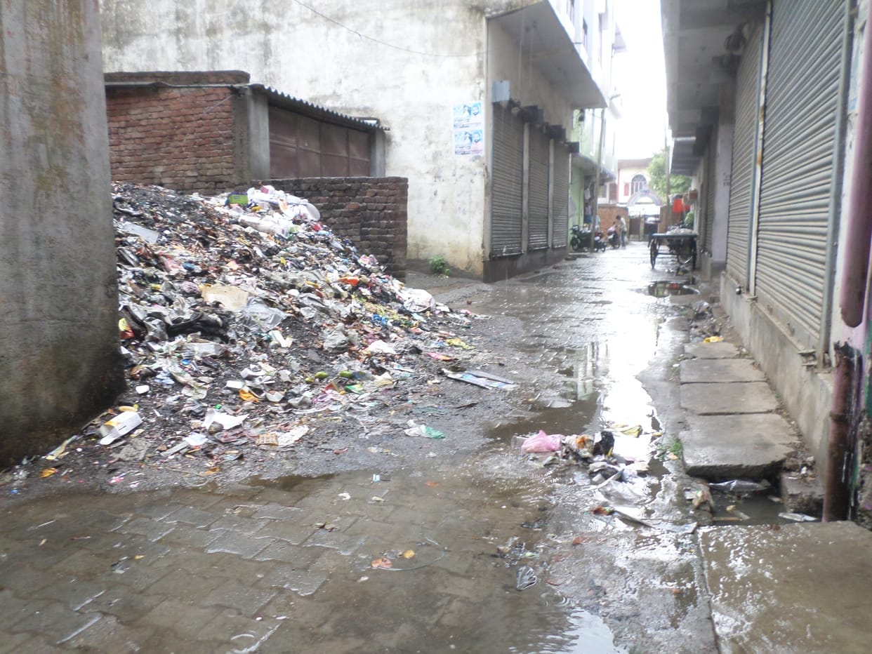 Polls opened cleaned by rain