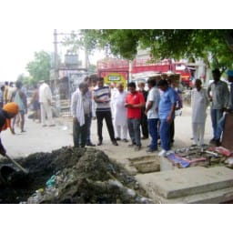 sdm inspection, sdm sanitation tohana , tohana fatehabad