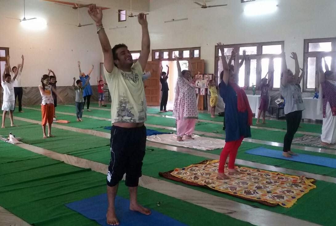 yoga camp organised on international yoga day
