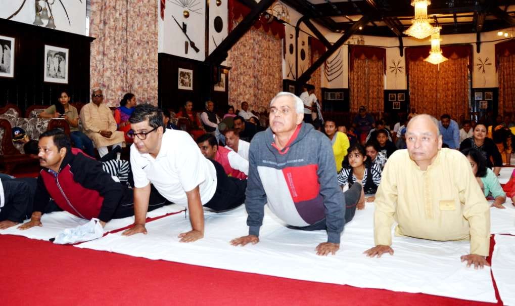 yoga camp in raj bhawan shimla