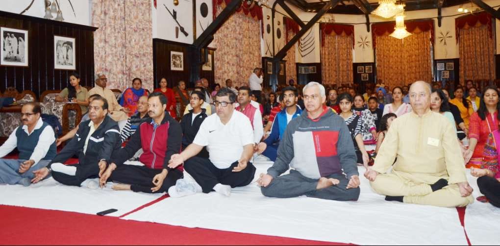 yoga camp in raj bhawan shimla