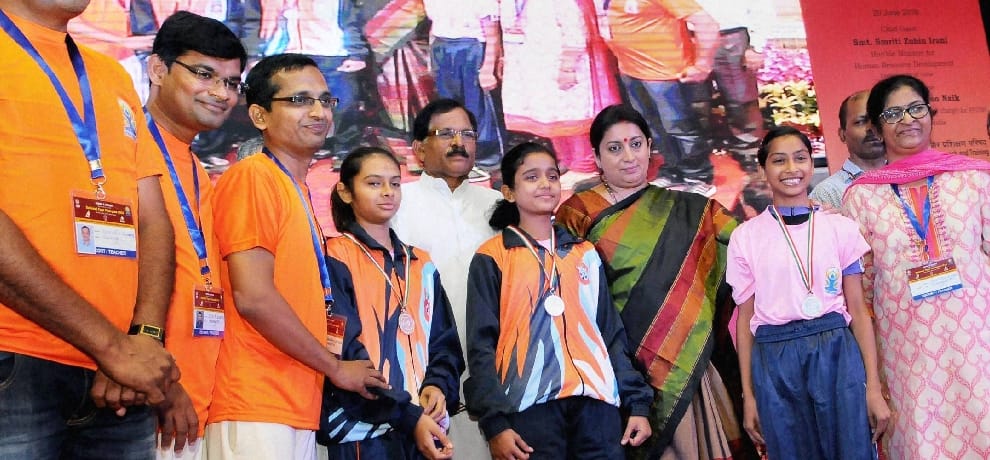 Himachal won Gold medal in National Yog Olympiyad.
