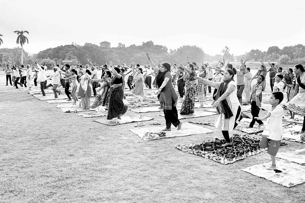  Yoga Day rehearsal