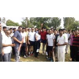 non army and police play cricate, play, jind