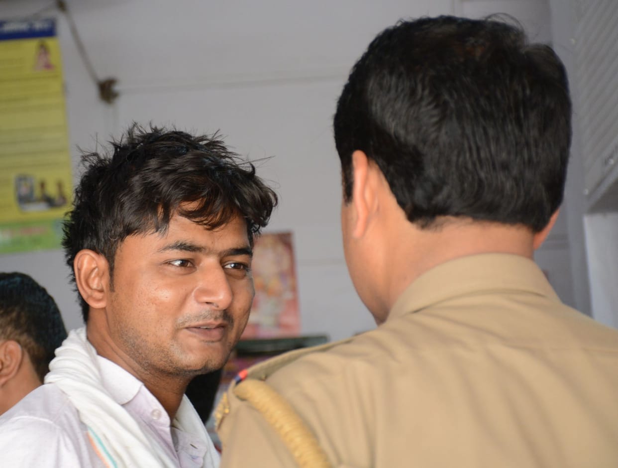 sales manager of reliance insurance arrested