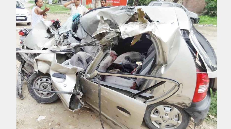 Couple killed in car accident at nangal.