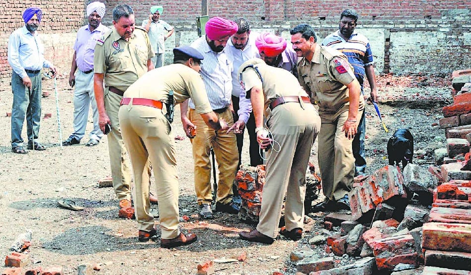 blast in empty warehouse at ludhiana, 2 brothers seriously injured