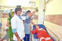 women constable, hospital, out of denger kaithal