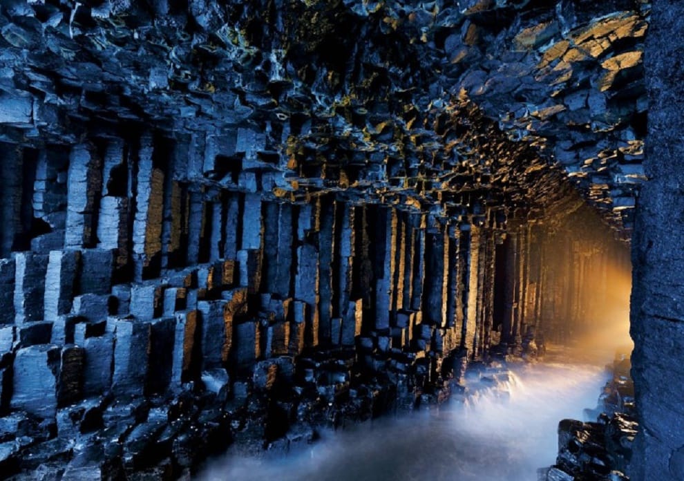 beautiful undrwater fingal’s cave 