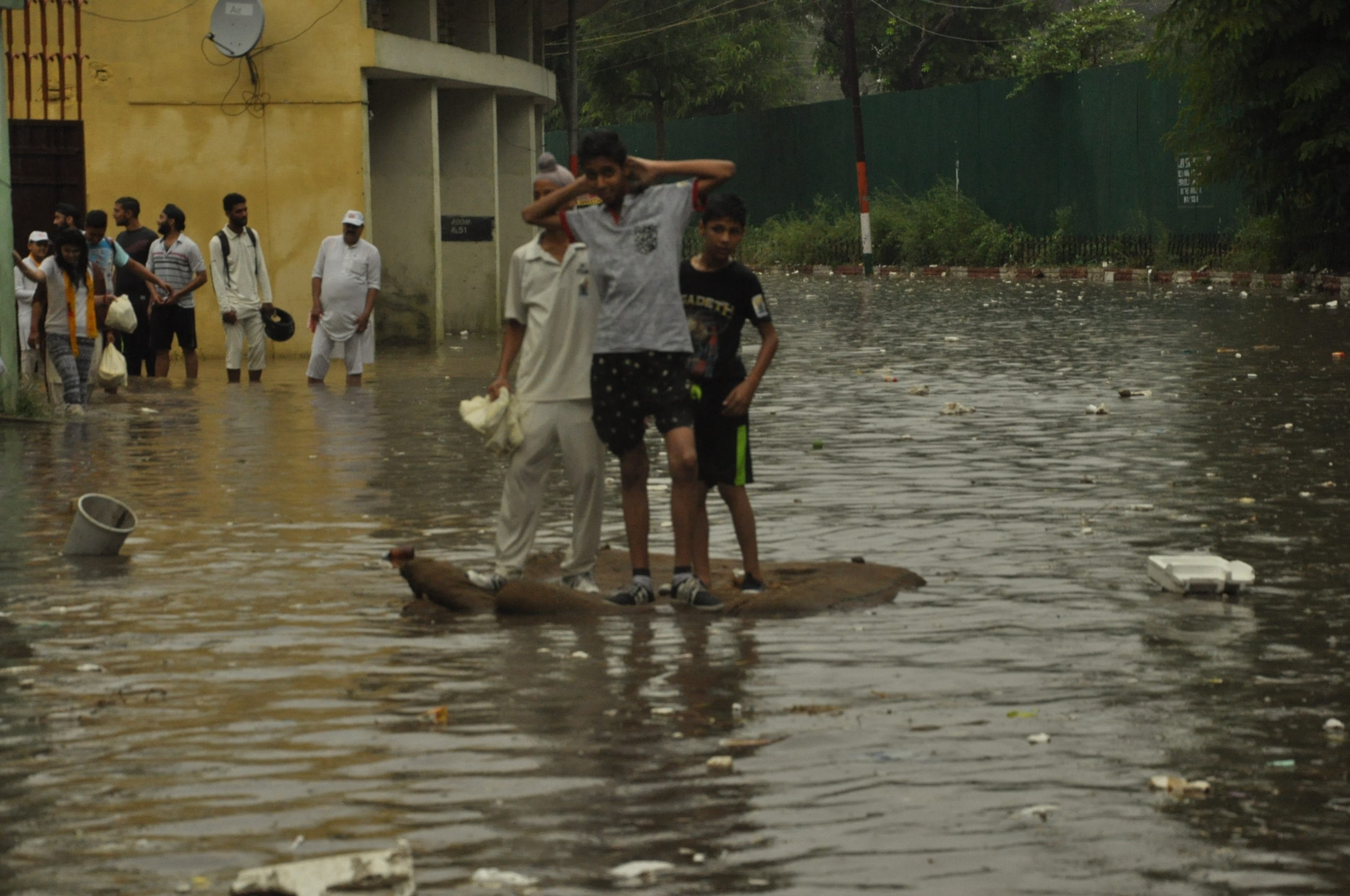 Devastation caused by heavy rains in Jammu