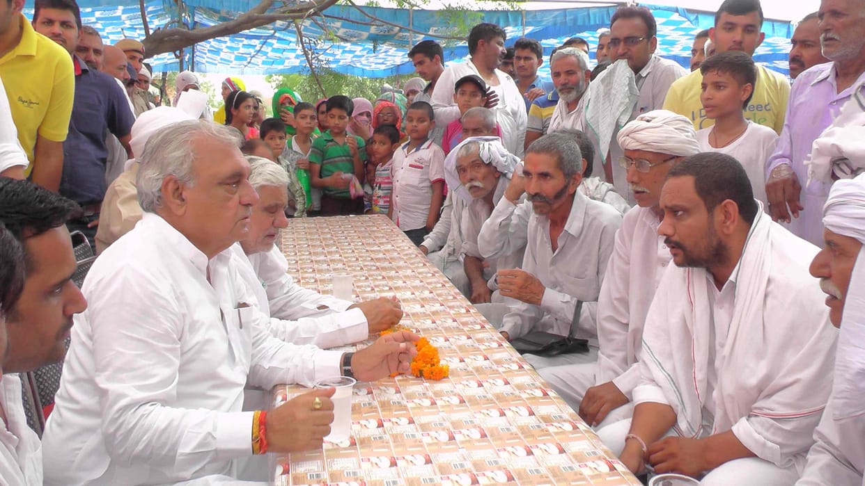 Jat reservation Protest, Politician, EX-CM Bhupendra hudda, BJP, Haryana, Protest, rohtak