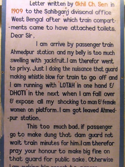 Do you know how railway introduce toilets in Trains?