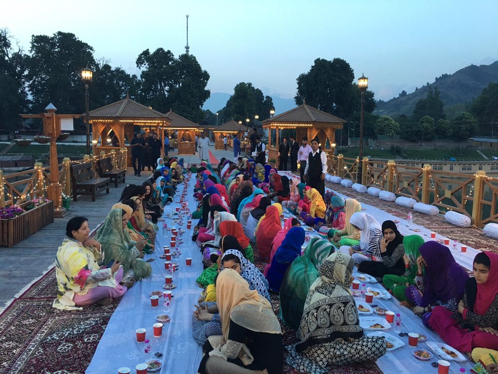 Mehbooba Mufti hosts Iftar for orphan girls