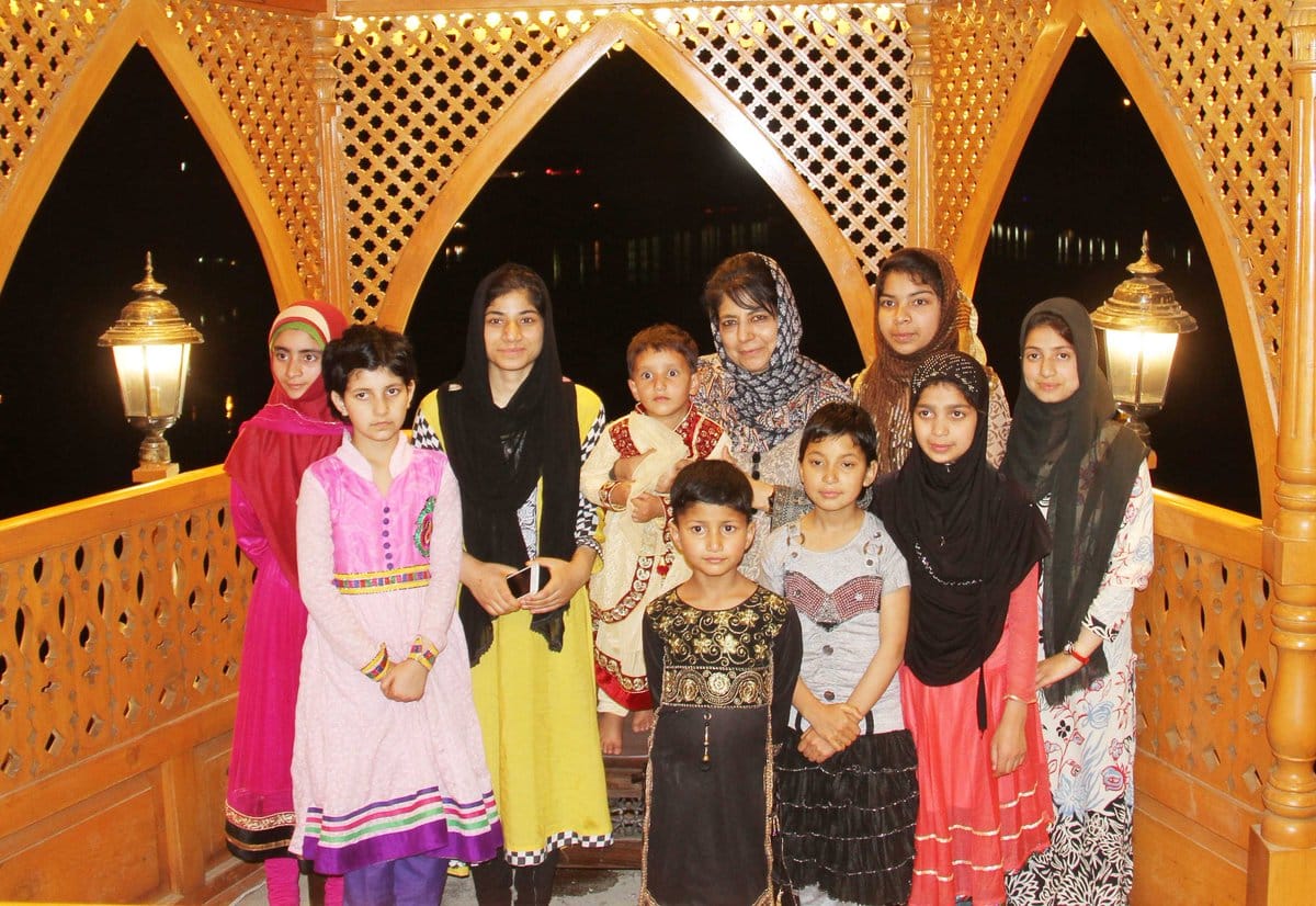 Mehbooba Mufti hosts Iftar for orphan girls