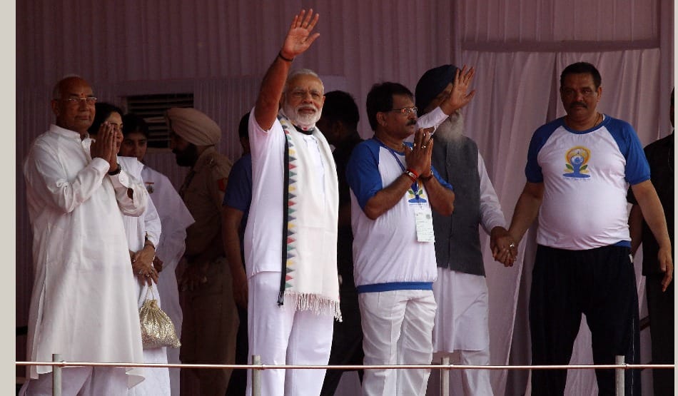 foreign delegates participated in International Yoga Day, impressed to modi