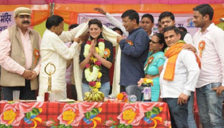 Mountaineer pooja welcomes 