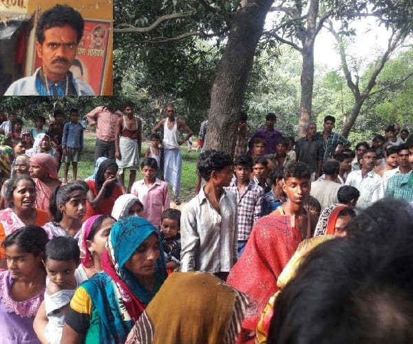 A businessman murdered in kakori in Lucknow.