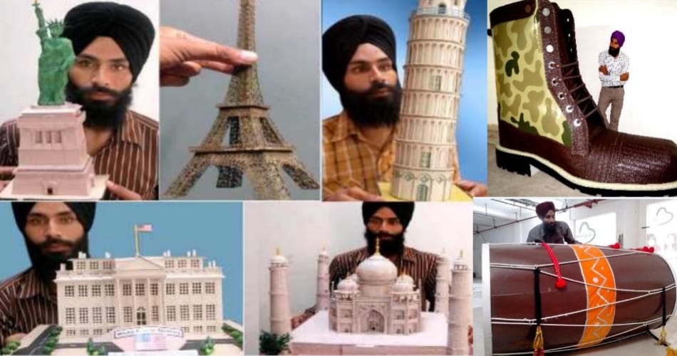 bashindey, paper artist gurpreet singh, world recrod, ajab gajab people, weird people