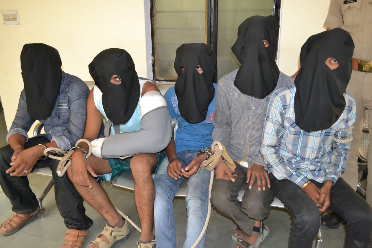 Pinku history- Gang disclosed , five arrested