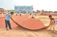 every body is ready to doing yaoga, kaithal