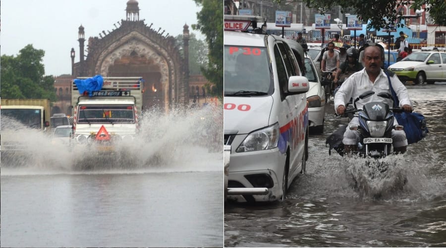 monsoon rain pics of lucknow
