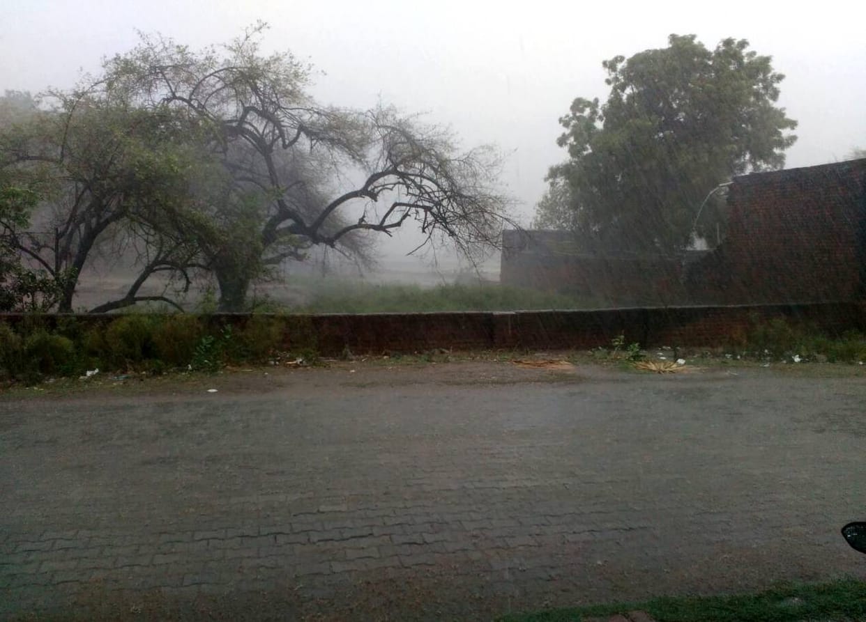 Rain gave comfort
