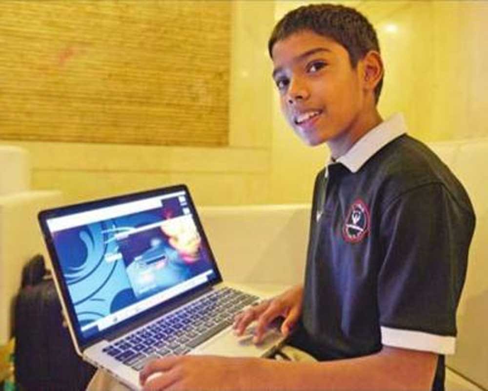 9-year-old CEO-cum-cyberexpert Reuben Paul