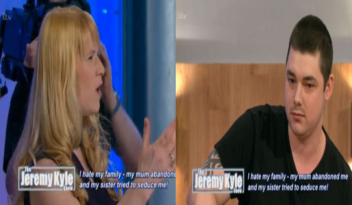 'My sister tried to seduce me' - angry siblings at war on Jeremy Kyle show