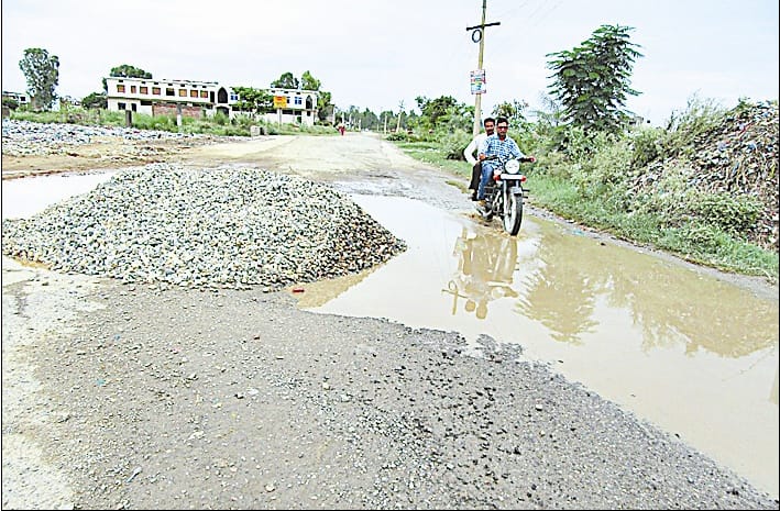 Mene little rain the roads were desecrated