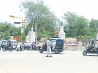 traffic light in narnaul, problam, hindi news