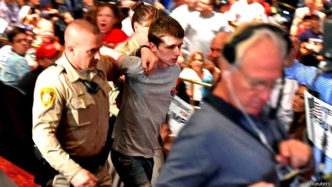 Man arrest attempt to attack on Trump in US.