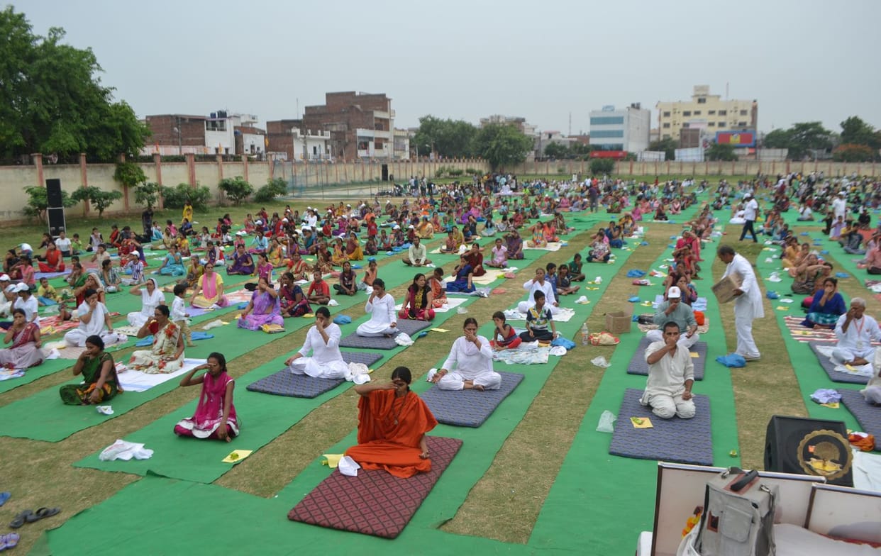  Yoga camps message of health