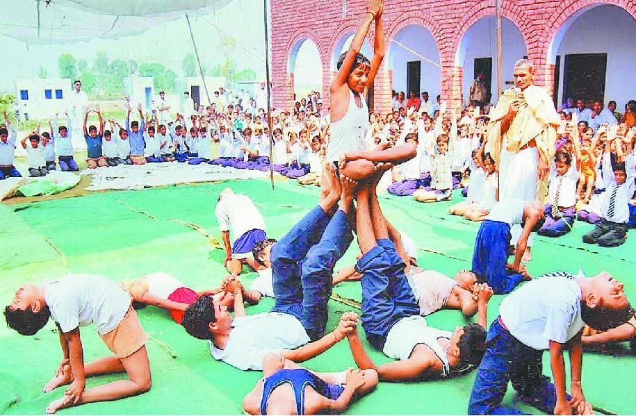 international yog day, jhaarabaag stediyam jhajhar, jhajjhar/bahadurgrah