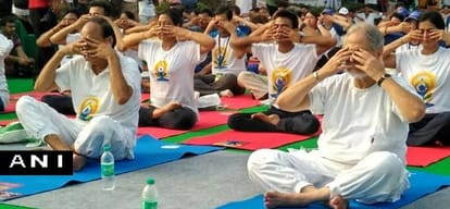International Yoga Day in the capital, the program will in seven place 