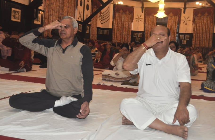International yoga day celebration at shimla, live photos.