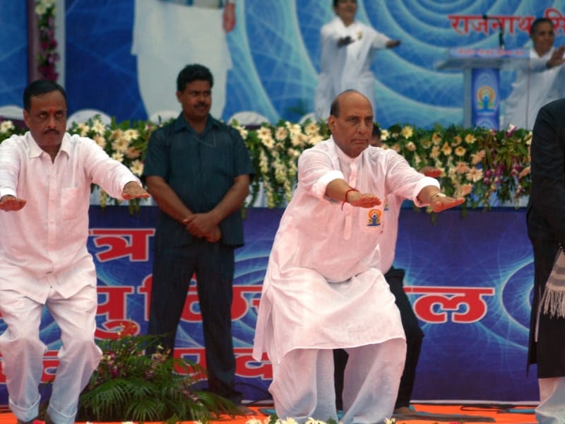 Pics of international yoga day.