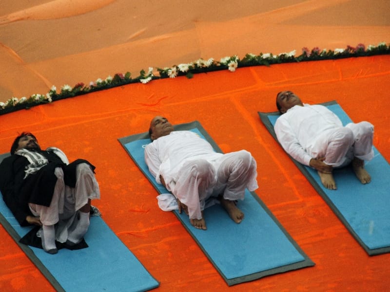 Pics of international yoga day.