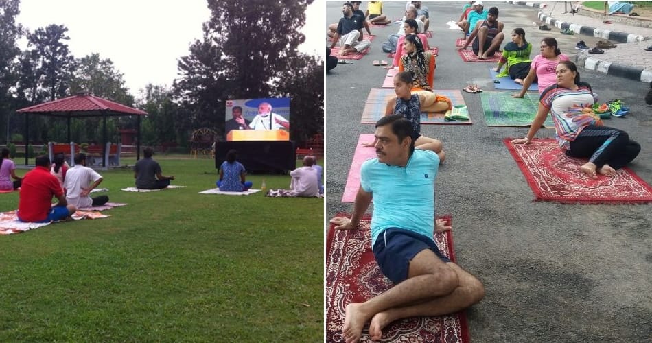 narendra modi, narendra modi in chandigarh, international yoga day, narendra modi at capitol complex