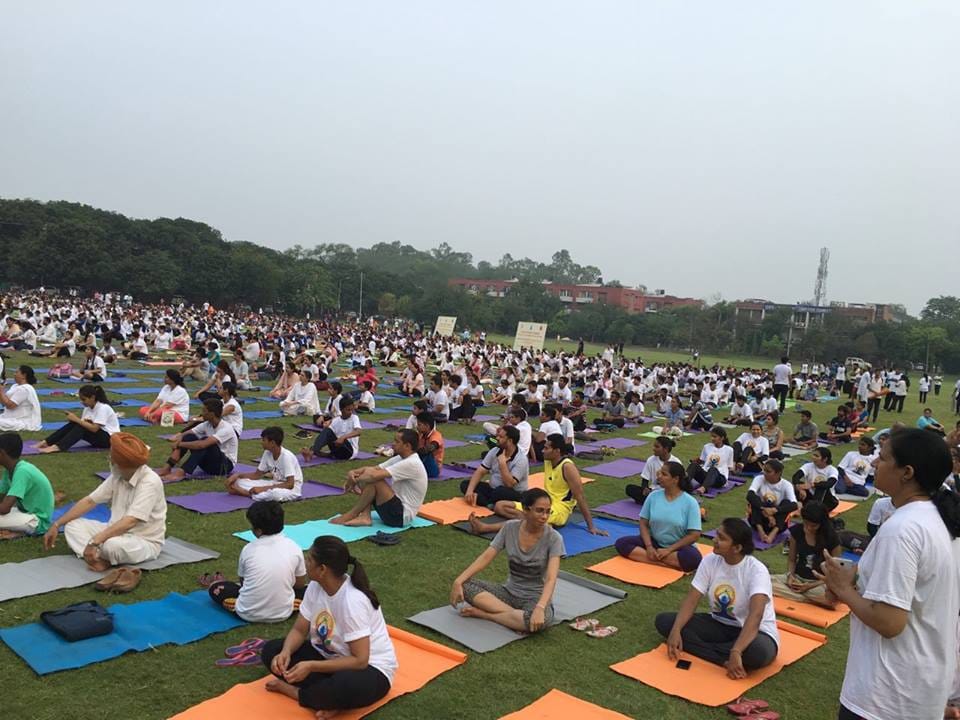 narendra modi, narendra modi in chandigarh, international yoga day, narendra modi at capitol complex