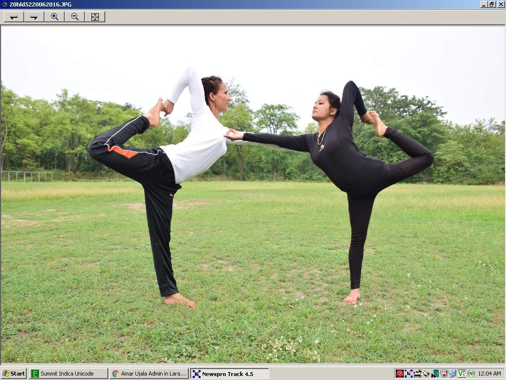 Healthy yoga created