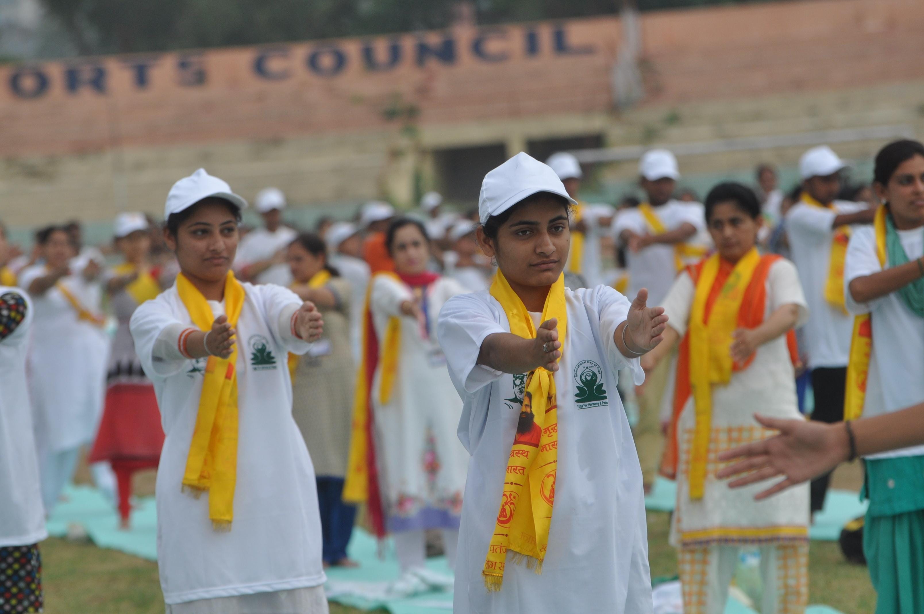 international yoga day was celebrated in jammu