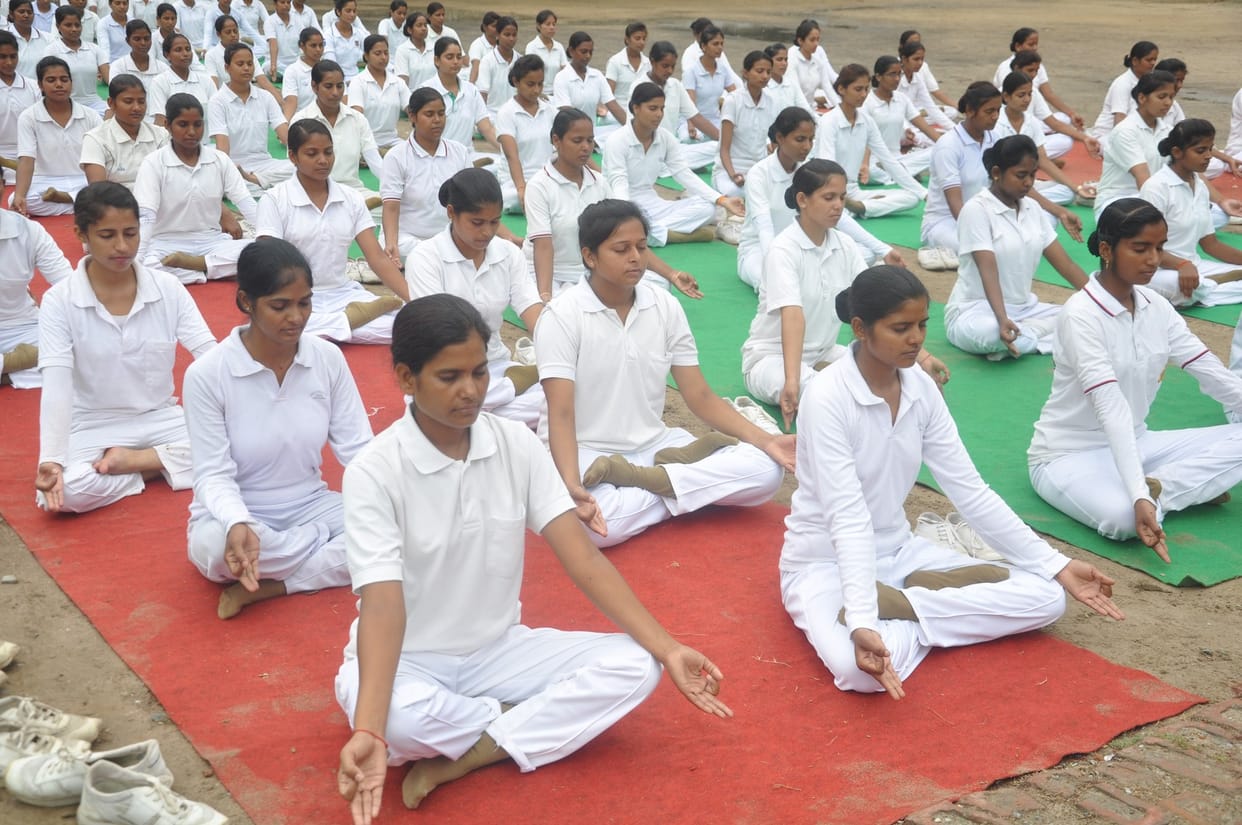 yoga day are celebertaed in gorakhpur