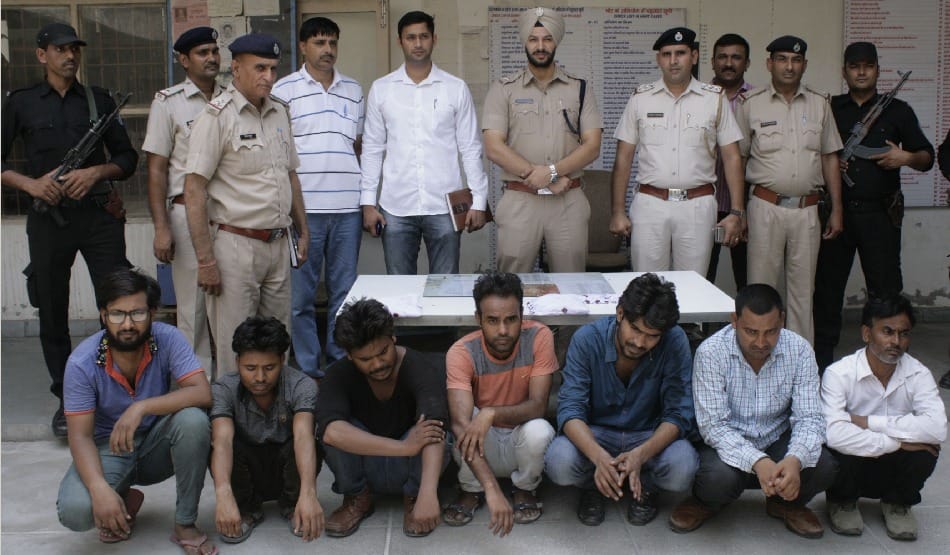 drug trafficking interstate racket busted, 7 arrested with heroin of 5 crore