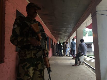 34 % voting in anantnag election