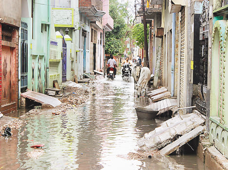30 million were washed, then blocked drains