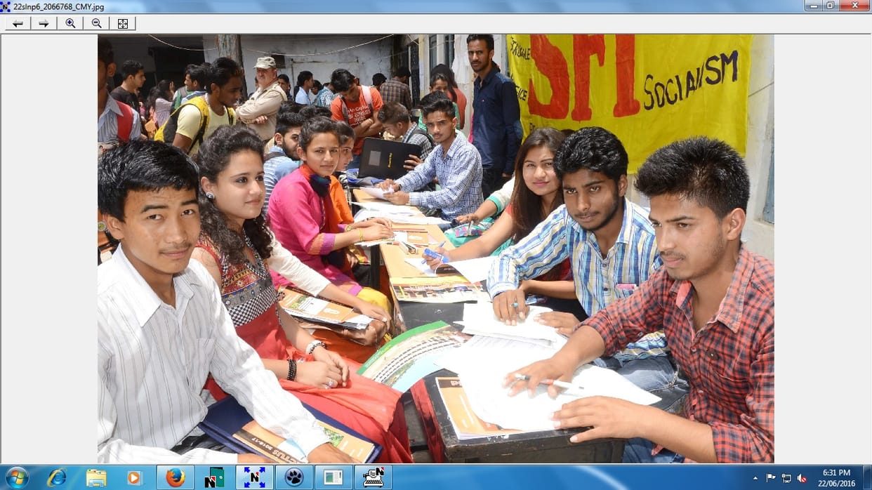abvp strat aggitation in solan
