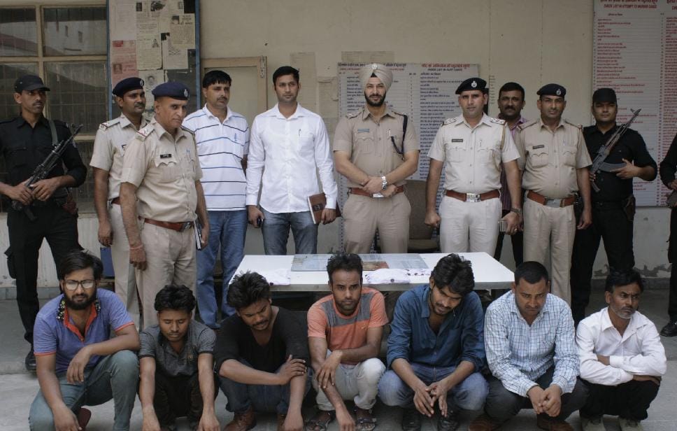 985 gram heroin bahadurgarh, 7people arrest, SP jhajhar Jsandeep randhawa,  jhajjhar/bahadurgrah