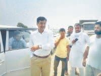over bridge, hisar dabwali road, 10 villagers protest, director reached, fatehabad